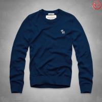 heren abercrombie and fitch crewneck truien pierced moose logo diepblauw Kleren Maken fg9k4753